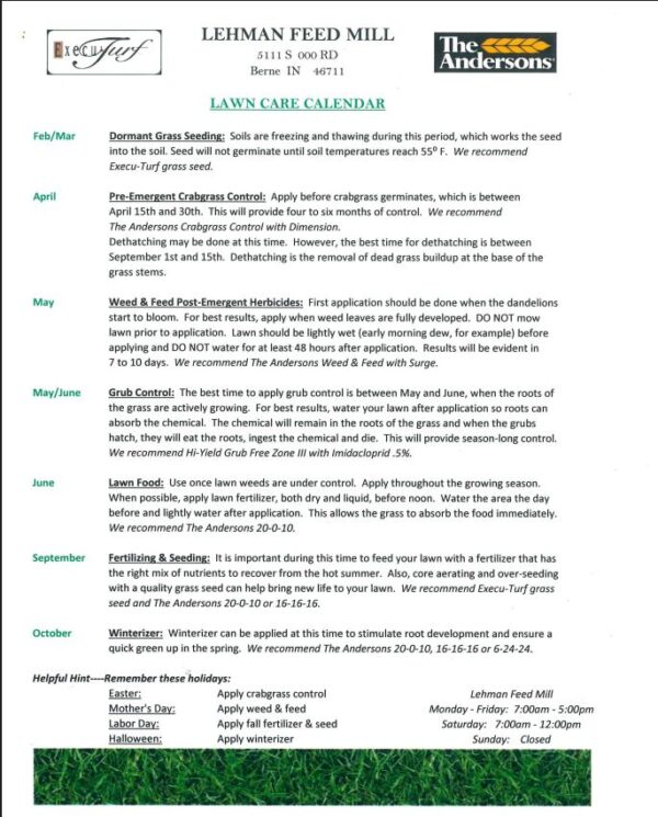 Lehman's Lawn Fertilizer