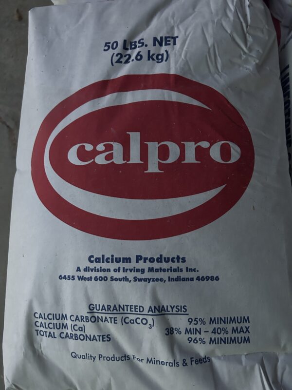 Bagged Lime - Calcium Carbonate #16 & #80